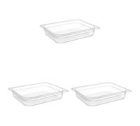 APS GN bacs polypropilène 32,5 x 26,5 cm, Tiefe: 65 mm Polypropylen, 3,9 Liter (Lot de 3)