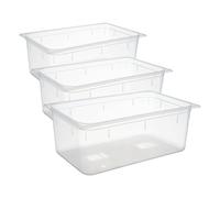 APS GN bacs polypropilène 53 x 32,5 cm, Tiefe: 200 mm Polypropylen, 26,0 Liter (Lot de 3)