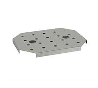 APS égouttoir GN - Acier Inoxydable pour récipients Gastronorm, Convient pour GN 1/2 - Dimensions : 19 x 25 cm, Hauteur : 1,5 cm