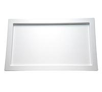 APS GN plateau 53 x 32,5 cm, H: 2 cm mélamine, blanc