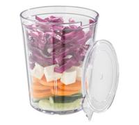 APS 10506 Set de gobelets SUPER CUP, 8 gobelets et 8 couvercles, Ø 8 cm, hauteur 10 cm, 0,25 litre, SAN, Made in Germany