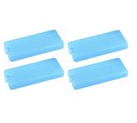 APS Jeu de 4 Batteries de Refroidissement pour glacière, Sac Isotherme, etc., en polyéthylène Bleu, 16 x 7,5 cm chacune.