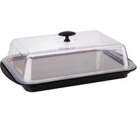 APS Jeu de plateaux thermiques (L)430 x (P)290 x (H)140 mm noir / transparent