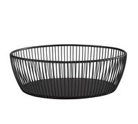 APS Korb Svart rund Metall 24x19cm H8cm schwarz