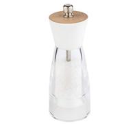 APS Moulin à sel "Frida" - Moulin à sel de qualité supérieure avec un mécanisme de broyage en acier inoxydable et un couvercle en bois - Le degré de broyage est réglable en continu 6 x 15,5cm