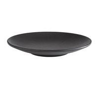 APS Nero 85063 Assiette en mélamine Noir Ø 21 cm Hauteur 3 cm