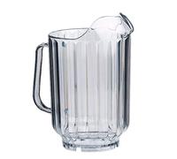 APS Pichet, Ø 13 cm, H : 21 cm, pour une capacité de remplissage de 1,5 litres, chope à bière, carafe pour limonade, carafe à eau, carafe en plastique, transparent
