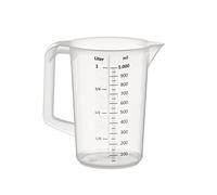 APS pichet gradué Ø 12 cm, H: 17 cm, 1 Liter Polypropylen