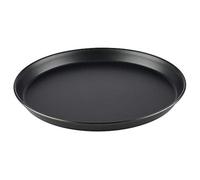 APS Plaque à pizza ronde Ø 28/26,3 x 2,5 cm - plaque à pizza en tôle bleue, non revêtue, longue durée, pour la cuisson professionnelle des pizzas
