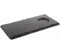APS Germany – Plat en ardoise naturelle 25 x 12 cm – Épaisseur 4–7 mm