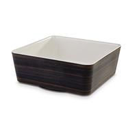 APS plat creux carré 24 x 24 cm, H: 9 cm mélamine, cream