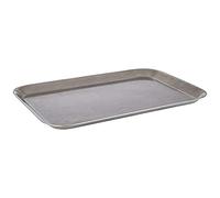 APS Plateau de Service et de décoration -Vintage- en Acier Inoxydable au Look Antique, Porte-clés, Porte-Bijoux, Plateau de Cuisine 38 x 26,5 cm, H : 1,5 cm