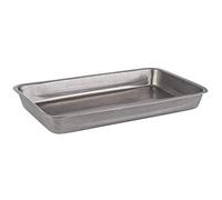 APS plateau de service et de décoration -VINTAGE- en acier inoxydable au look antique, porte-clés, porte-bijoux, plateau de cuisine 25,5 x 16 cm, H : 3 cm
