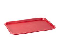APS Plateau Self-Service et Snacks 35 x 27 cm, H: 2 cm Polypropylen, Rot