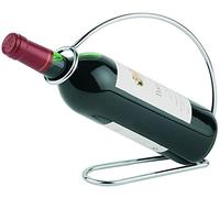 APS Porte-Bouteilles, Porte-Bouteilles en métal, Porte-Bouteilles de vin, chromé, 6 x 23 cm, Hauteur 20 cm