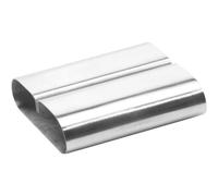 APS Porte-cartes de menu acier inoxydable, poli mat, longueur : 80 mm, largeur : 70 mm