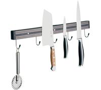 APS Porte-couteau magnétique avec 2 rails magnétiques et crochets de suspension supplémentaires Longueur 45 cm
