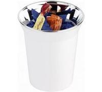 APS Poubelle de table / range-couverts TOP CHROME, blanc G