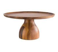 APS Présentoir à gâteau - Bois d'acacia huilé - Diamètre : 33 cm - Hauteur : 16 cm APS-33295