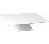APS présentoir à gâteaux 31 x 31 cm, H: 8 cm mélamine, Blanc