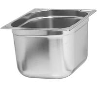 APS Récipient GN 1/2 Acier inoxydable 18/10, Profondeur : 65 mm, Contenu : 4,00 litres