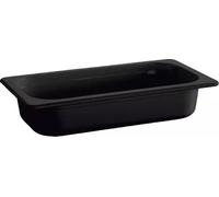APS Récipients GN Ecoline, GN 1/3, noir, Contenance : 2,70 litres, Profondeur : 100 mm