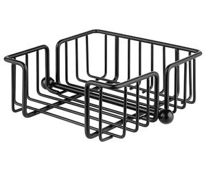APS Serviettenhalter Metall Urban schwarz 19x19cm