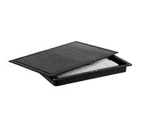 APS SLATE 11645 Plaque réfrigérante 3 pièces en ardoise naturelle avec récipient et 1 bloc réfrigérant 58 x 38 x 6,5 cm