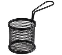 APS SNACKHOLDER 40624 Panier à friture en acier inoxydable Noir Ø 8 cm