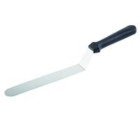 APS Angle palette BLUE - Couteau à palette professionnel avec lame flexible en acier inoxydable et manche en plastique noir, taille de la lame 18.5 x 3 cm, longueur totale 32 cm