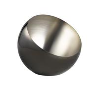 APS Sphere 40776 Saladier en acier inoxydable aspect bronze Ø 24 cm Hauteur 21 cm 2 l, Gris