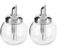 APS sucrier Ø 8,5 cm, H: 12 cm, 150 ML Conteneur en Verre (Lot de 2)