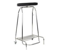 Aps - Support à pédale pour sacs poubelle Gris