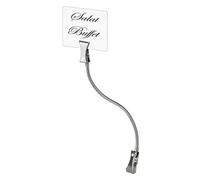 APS support pour menu de table Länge: 12 cm Metall, chromé