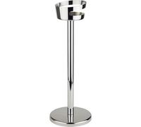 APS Support pour refroidisseur de bouteilles 18/10 acier inoxydable poli, hauteur : 730 mm, ø : 265 mm