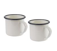 APS Tasse à anse émaillée 350 ml 2pcs