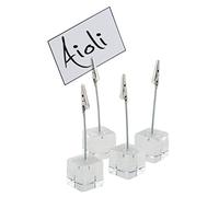 APS Titulaire de La Carte-Set 4 Parties, acrylic, Gris, 9 x 12 x 16 cm