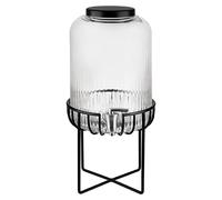 APS Urban 10451 Distributeur de boisson 7 l avec robinet en acier inoxydable et tapis antidérapant en silicone 7 l