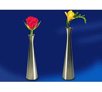 APS vase soliflor Ø 4 cm, H: 16,5 cm Zinndruckguss, nickel,