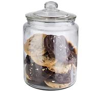 Bonbonnière en verre - APS - Classic - 6 L - Transparent - Couvercle en verre avec joint