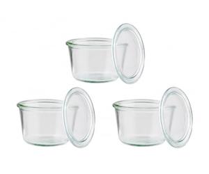 APS Weck verrines avec couvercle Ø 11 cm, H: 7,5 cm Sturzform 370 ml
