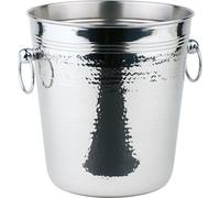 APS Wein- Sektkühler Edelstahl Hammerschlag-Design 4l