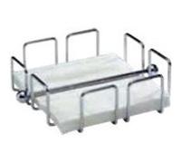 APS WIRE - Distributeur de serviettes - Taille 19 x 19 cm - hauteur 6.5 cm - plaqué chrome Plaqué chrome G