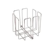 APS "Wire" porte-serviettes, distributeur de serviettes en métal chromé, porte-serviettes pour serviettes pliées en 1/4, poids inclus, 19 x 19 cm, 19 cm de haut, pour 150 serviettes
