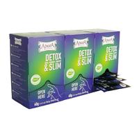 Apsara Premium Detox & Slim - Lot de 3 (60 sachets) - Tisane naturelle au maté, ortie et verveine - Infusion bien-être au goût frais et équilibré