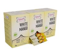 Apsara Thé Blanc & Thé Vert à la Mangue - 60 Sachets (Lot de 3) - Infusion Fruitée et Parfumée