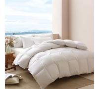 APSMILE Couette 220x240 Légère en 50% Duvet et 50% Plumes, 100% Coton Bio Couette 2 Personnes Ultra Gonflante, Édredon Duvet d’été 220x240 Hypoallergénique, Certifié Oeko-Tex et RDS