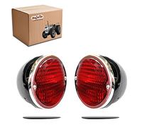 APSMOTIV - 2 feux arrière Vintage Duolamp 12V, feux Stop arrière de remplacement de plaque d'immatriculation pour modèle de voiture | Massey Ferguson Tracteur D