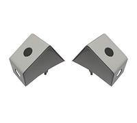 APSMOTIV 2X Gudgluard côté majordome Bracket Fender Intermédiaire Pièce adaptée à Massey Ferguson Case IHC Nuffield Tracteurs (Blanc)
