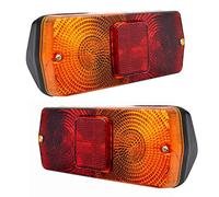 APSMOTIV Assemblage des feux arrière de la lampe à combinaison arrière avec remplacement des ampoules 12V pour le tracteur Massey Ferguson